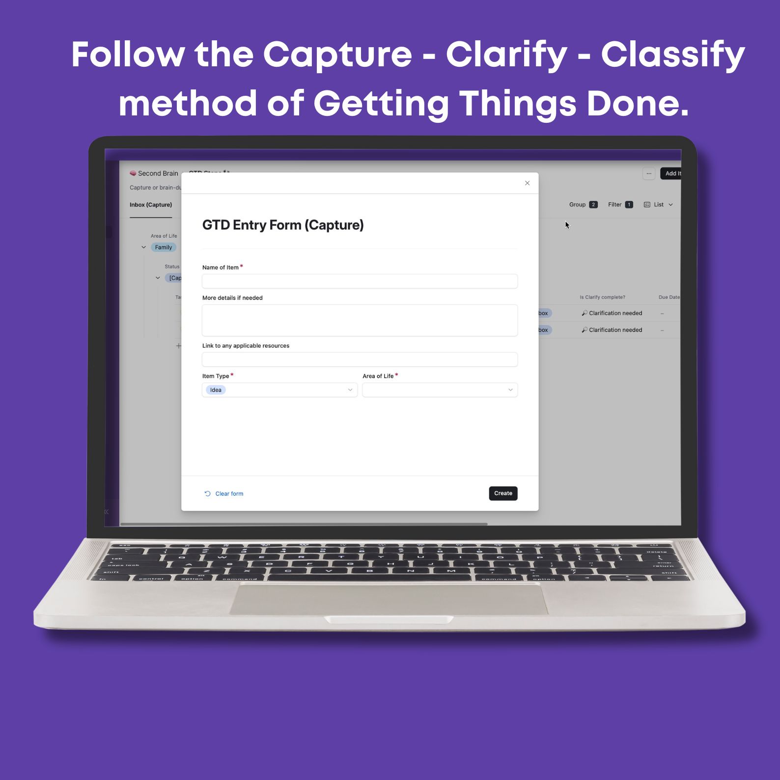 Airtable - GTD Task Template and App - Image 3