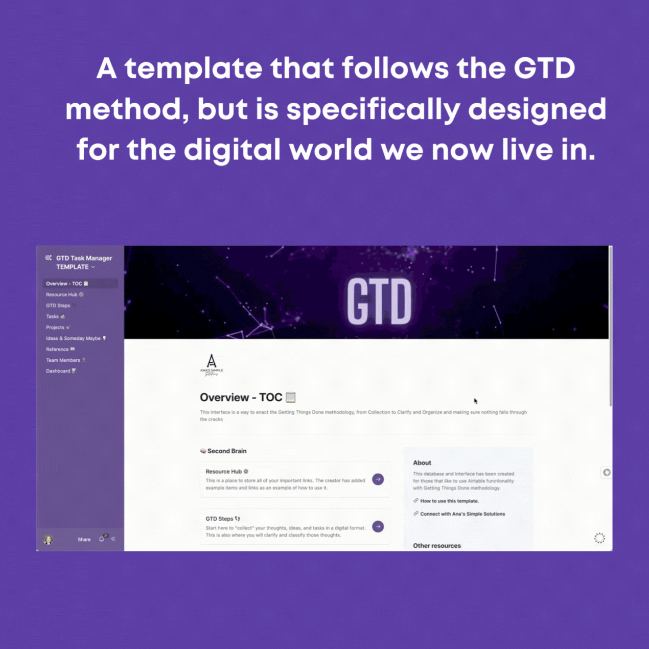 Airtable GTD Template Video
