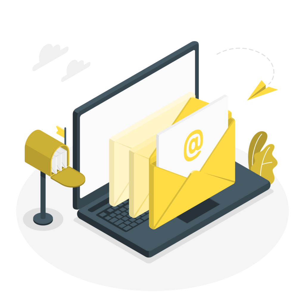 Computer and email image